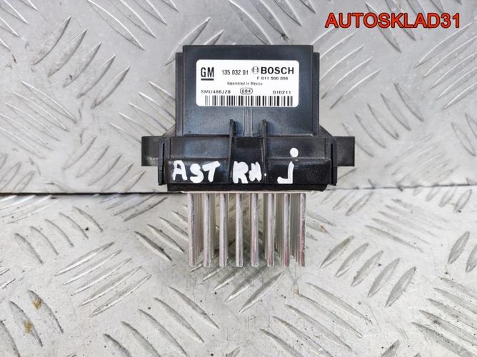 Резистор отопителя Opel Astra J 13503201 Резистор отопителя Opel Astra J 13503201