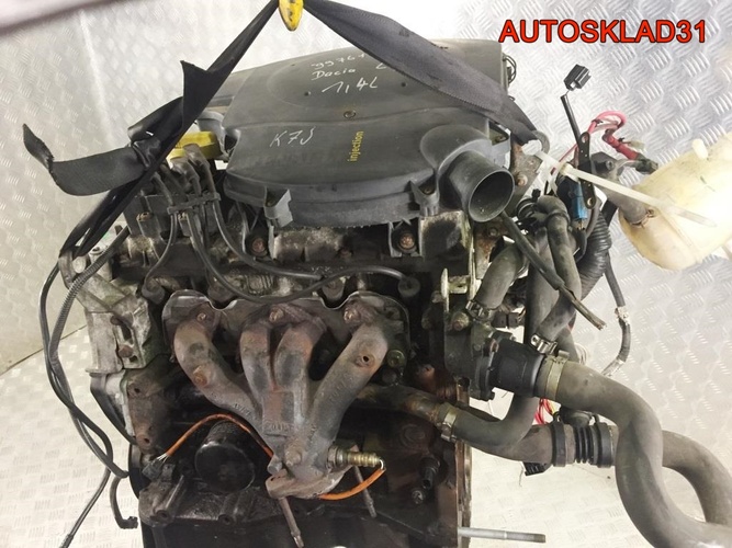 Двигатель K7J 710 Renault Logan 1,4 Бензин
