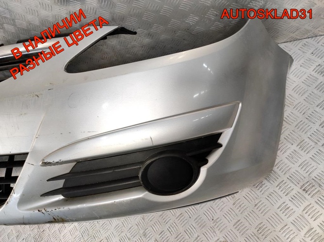 Бампер передний Opel Corsa D 13211462 Дорестайлинг