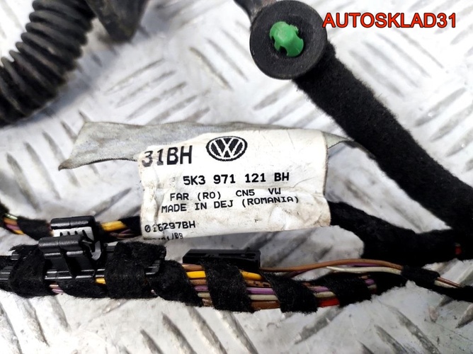 Проводка двери передней прав VW Golf 6 5K3971121BH