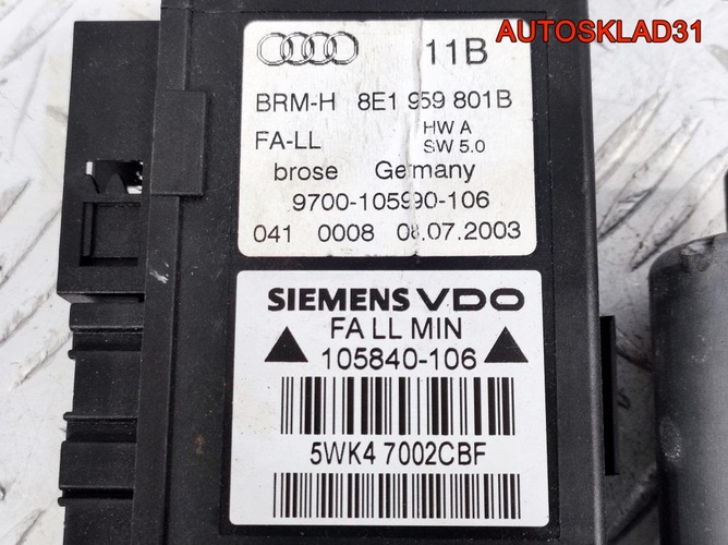 Моторчик стеклоподъемника Audi A4 B6 8E1959801B
