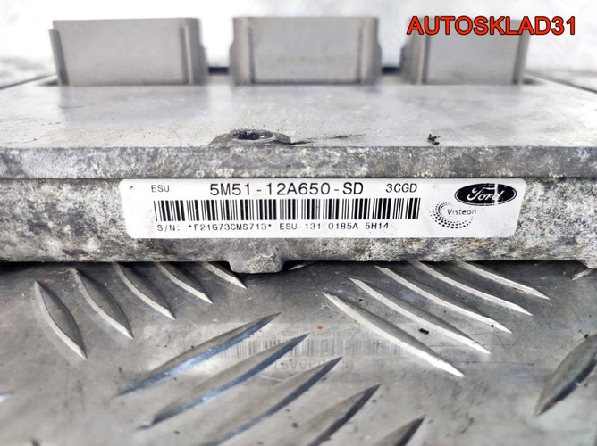 Блок Эбу Ford Focus 2 2.0 AODA 5M5112A650SD Бензин