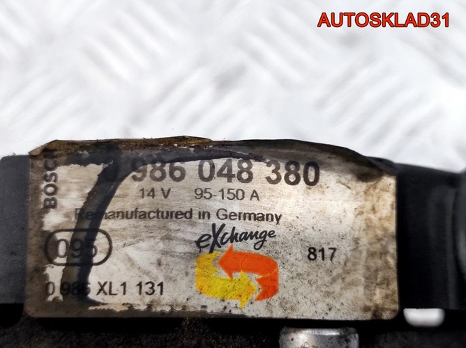 Генератор 150A Ford Galaxy 1,8 QYWA 0986048380