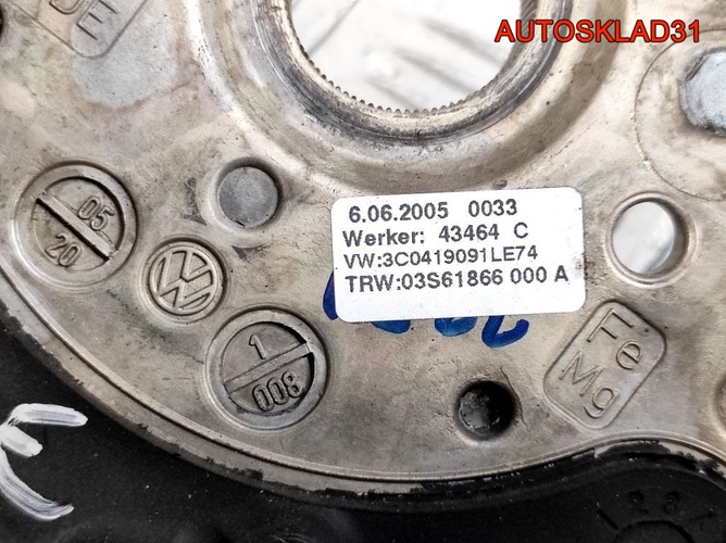 Рулевое колесо кожа VW Passat B6 3C0419091LE74