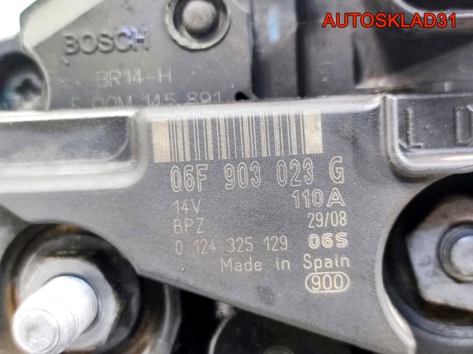 Генератор 110A VW Caddy 3 2.0 BST 06F903023G