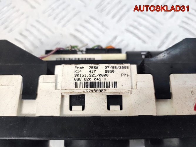 Блок управления климата VW Polo 6Q0820045H
