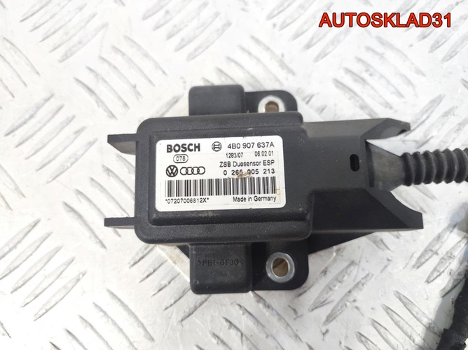 Датчик ускорения Volkswagen Passat B5 4B0907637A