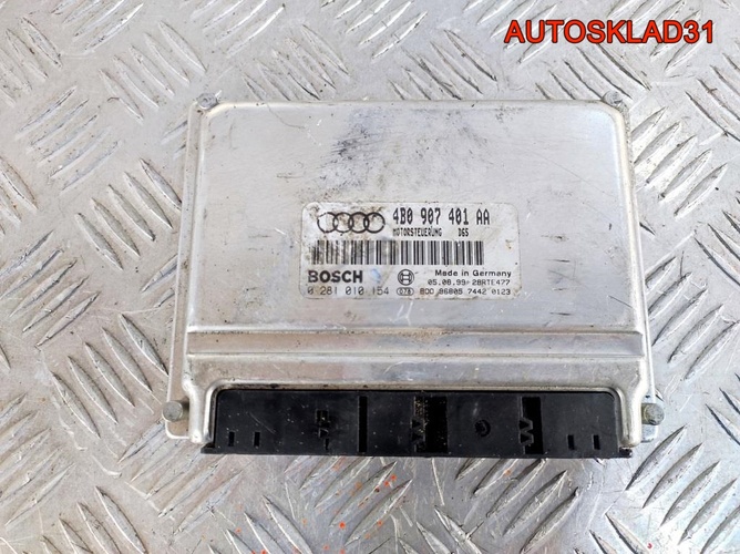 Блок эбу Audi A6 C5 2.5 AKN 4B0907401AA Дизель
