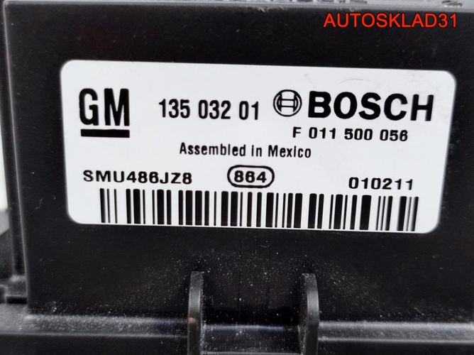 Резистор отопителя Opel Astra J 13503201 Резистор отопителя Opel Astra J 13503201