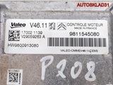 Блок ЭБУ Peugeot 208 9811545080 1,2 Бензин (Изображение 9)