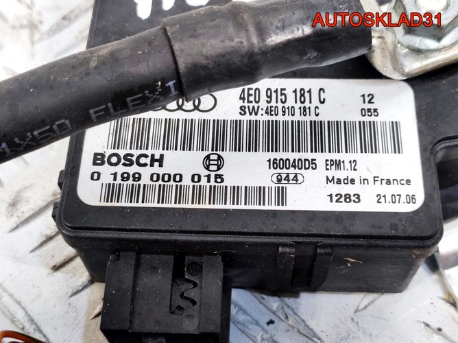 Блок контороля АКБ Audi A8 D3 4E0915181C