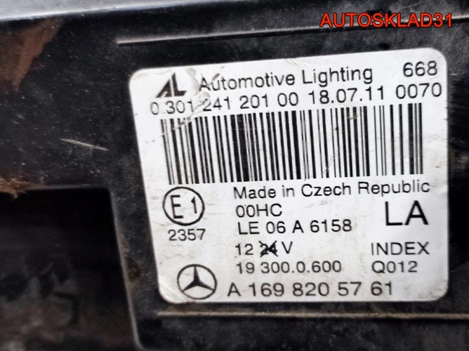 Фара левая Mercedes-Benz W169 A1698205761