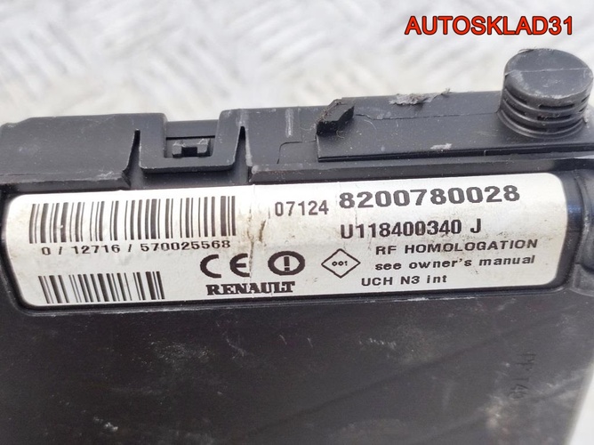 Блок комфорта Renault Megane 2 8200780028