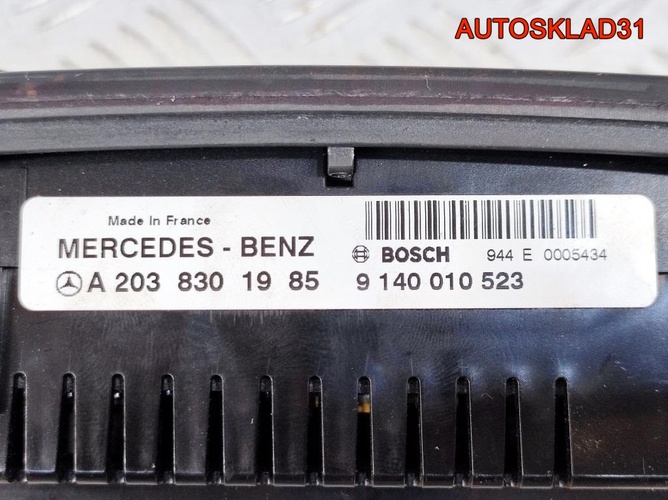 Блок климата Mercedes Benz W203 A2038301985