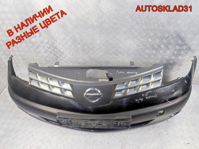 Бампер передний Nissan Note E11 620229U040 Дорест