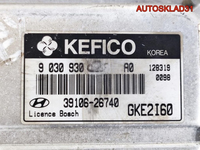 Блок ЭБУ Hyundai Coupe 1,6 G4ED 3910626740 Бензин