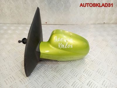 Зеркало левое механическое Daewoo Kalos - АвтоСклад31.рф - авторазборка контрактные б/у запчасти в г. Белгород