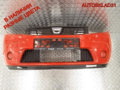 Бампер передний Renault Sandero 8200526596 - АвтоСклад31.рф - авторазборка контрактные б/у запчасти в г. Белгород