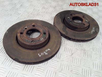Диск тормозной передний Renault Logan 8201464598 - АвтоСклад31.рф - авторазборка контрактные б/у запчасти в г. Белгород