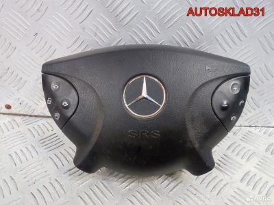 Подушка безопасности в руль Mercedes Benz W211 - АвтоСклад31.рф - авторазборка контрактные б/у запчасти в г. Белгород