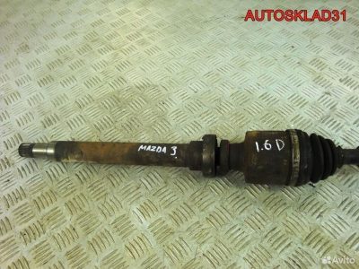 Привод передний правый Mazda 3 BK 1.6 дизель - АвтоСклад31.рф - авторазборка контрактные б/у запчасти в г. Белгород