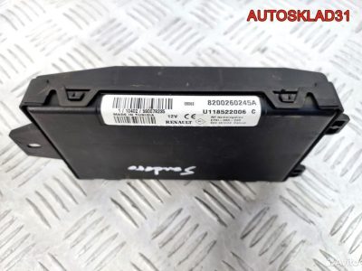 Блок комфорта Renault Sandero 8200260245A - АвтоСклад31.рф - авторазборка контрактные б/у запчасти в г. Белгород