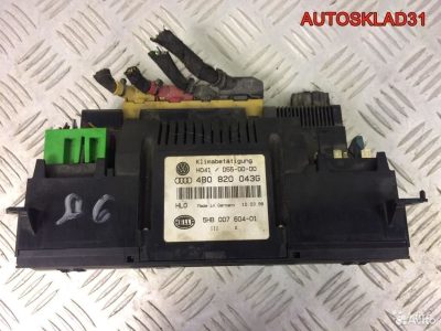 Блок управления климата Audi A6 C5 4B0820043G - АвтоСклад31.рф - авторазборка контрактные б/у запчасти в г. Белгород