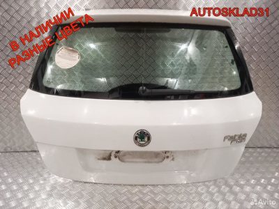 Дверь багажника со стеклом Skoda Fabia 5J6827025C - АвтоСклад31.рф - авторазборка контрактные б/у запчасти в г. Белгород