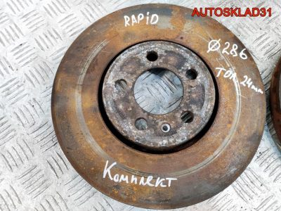 Диск тормозной передний Skoda Rapid 6R0615301C - АвтоСклад31.рф - авторазборка контрактные б/у запчасти в г. Белгород