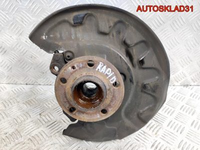 Кулак поворотный передний левый Skoda Rapid 1 6C0407255A - АвтоСклад31.рф - авторазборка контрактные б/у запчасти в г. Белгород