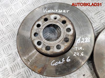 Диск тормозной передний комплект VW Golf 6 1K0615301T - АвтоСклад31.рф - авторазборка контрактные б/у запчасти в г. Белгород