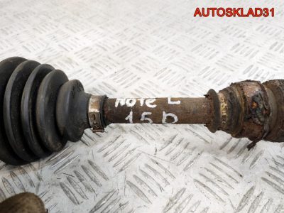 Полуось передняя левая Nissan Note E11 1,5 K9K Дизель - АвтоСклад31.рф - авторазборка контрактные б/у запчасти в г. Белгород