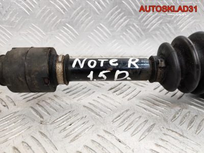 Полуось передняя правая Nissan Note E11 1,5 K9K Дизель - АвтоСклад31.рф - авторазборка контрактные б/у запчасти в г. Белгород